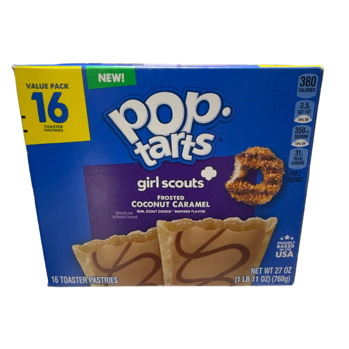 Pop Tarts Girl Scouts Coconut Caramel Flavour - U.S.A Edition